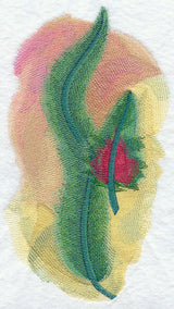 Quetzal Feathers in Watercolor