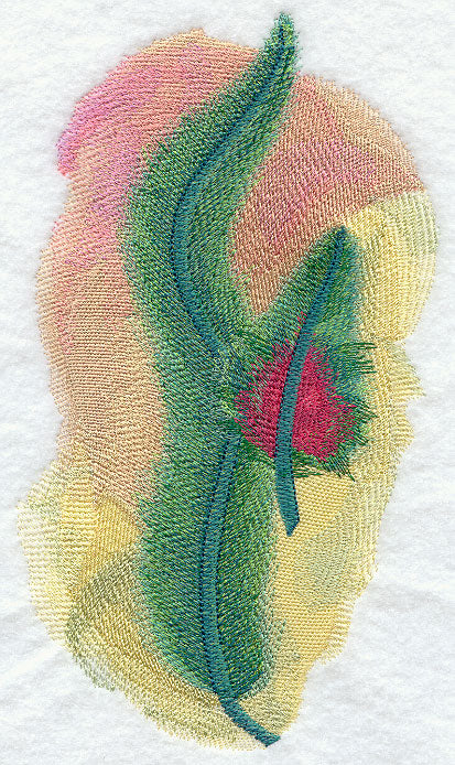 Quetzal Feathers in Watercolor