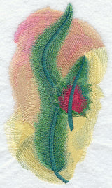 Quetzal Feathers in Watercolor