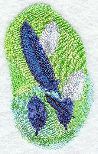 Toucan Feathers in Watercolor