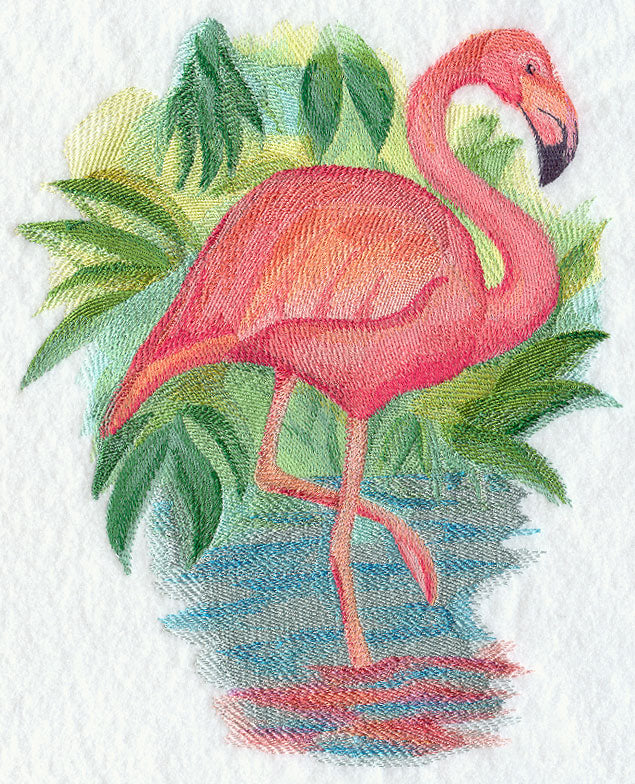 Flamingo in Watercolor