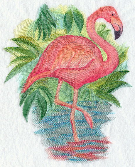 Flamingo in Watercolor