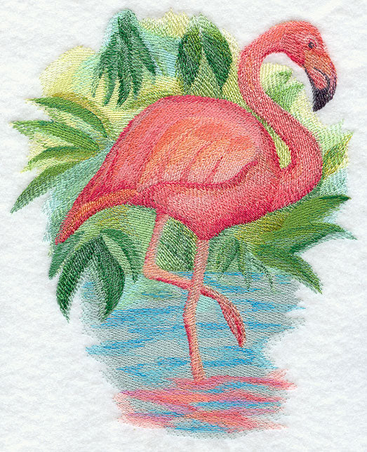 Flamingo in Watercolor