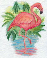 Flamingo in Watercolor