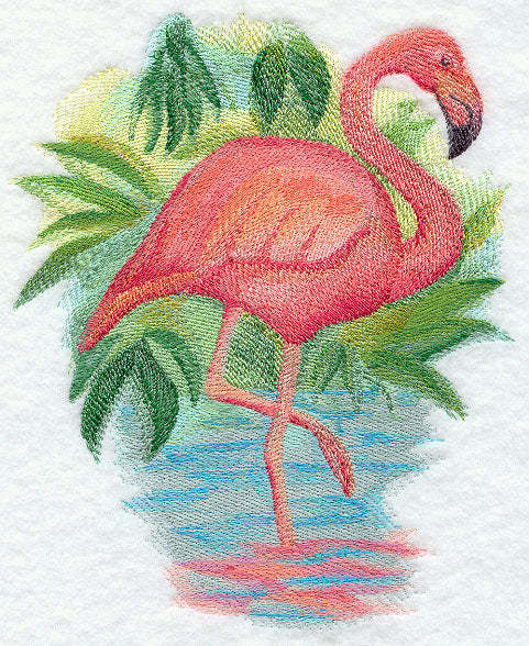 Flamingo in Watercolor