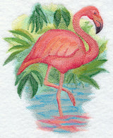Flamingo in Watercolor