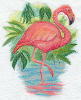 Flamingo in Watercolor