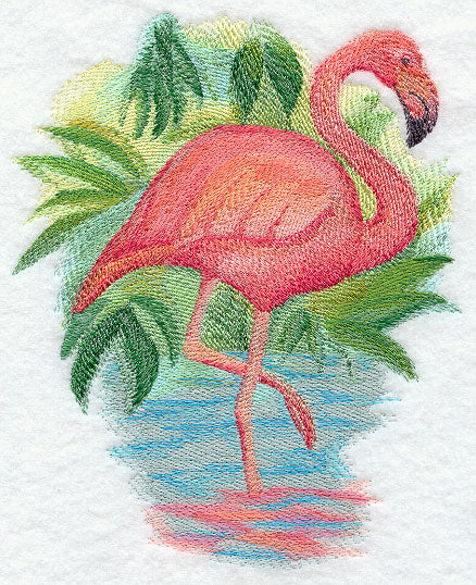 Flamingo in Watercolor
