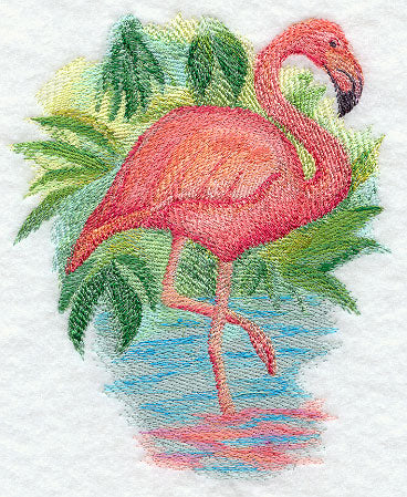 Flamingo in Watercolor