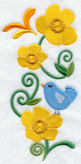 Buttercup and Bird Spray