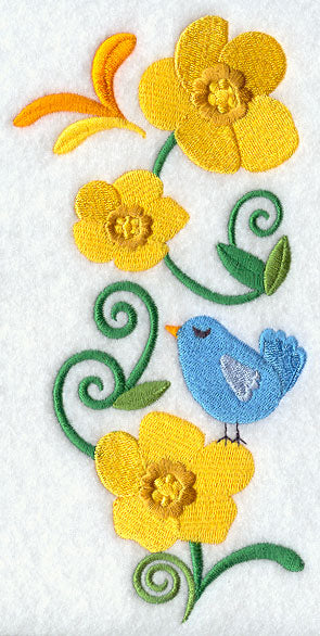 Buttercup and Bird Spray