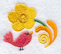 Buttercup and Bird Accessory