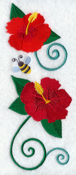 Hibiscus and Bumblebee Spray