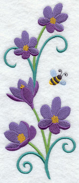 Crocus and Bumblebee Spray