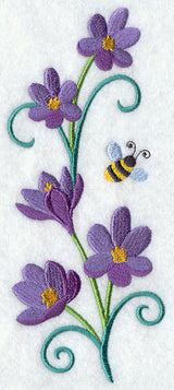 Crocus and Bumblebee Spray