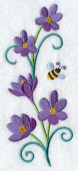 Crocus and Bumblebee Spray