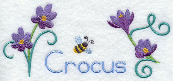 Crocus and Bumblebee Border