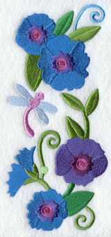 Hollyhock and Dragonfly Spray