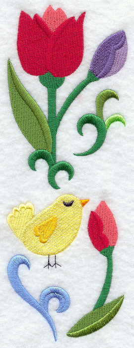 Tulip and Bird Spray