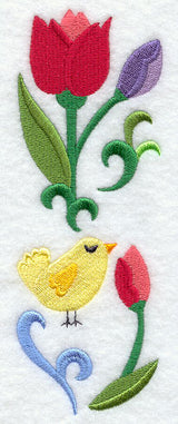 Tulip and Bird Spray