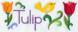 Tulip and Bird Border