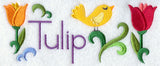 Tulip and Bird Border