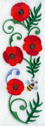 Poppy and Bumblebee Spray