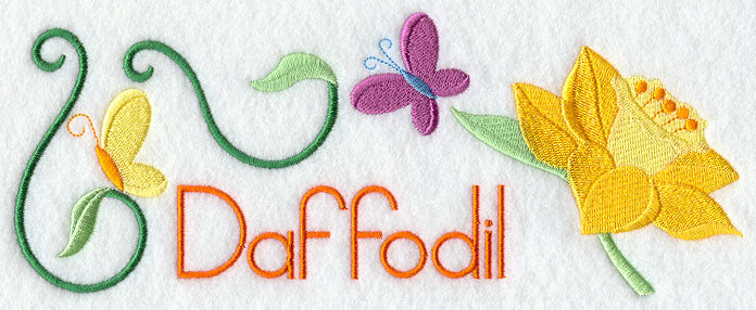 Daffodil and Butterfly Border