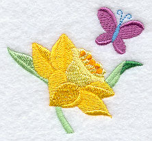 Daffodil and Butterfly Accessory