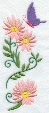 Daisy and Butterfly Spray