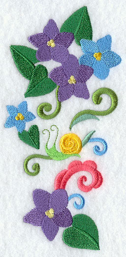 Violet and Snail Spray