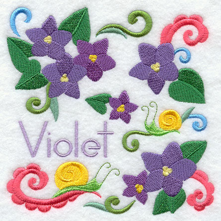 Violet and Snail Square