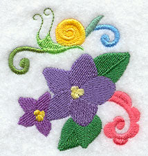 Violet and Snail Accessory