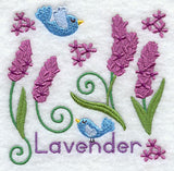 Lavender and Bird Square