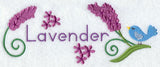 Lavender and Bird Border