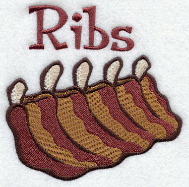 BBQ Dish - Ribs – Embroidery Library
