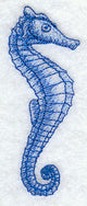 Seahorse Sea Sketch