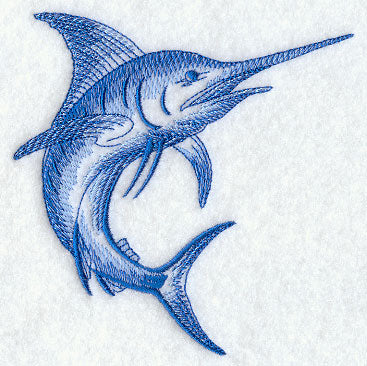 Marlin Sea Sketch