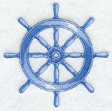 Ship's Wheel Sea Sketch