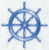Ship's Wheel Sea Sketch