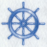 Ship's Wheel Sea Sketch