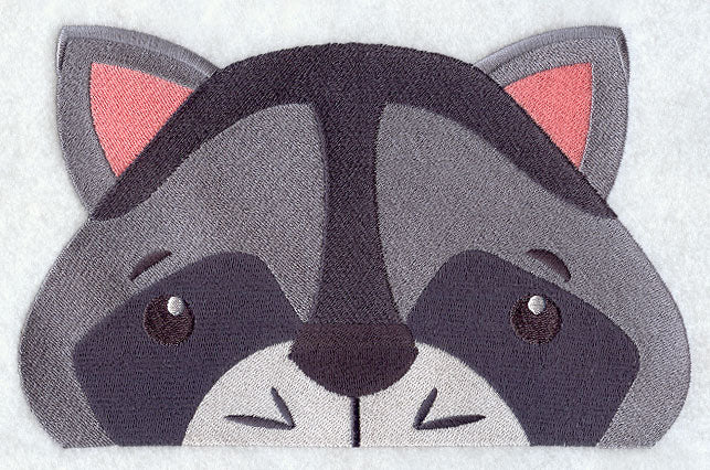 Peeking Raccoon