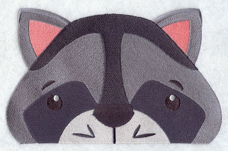 Peeking Raccoon
