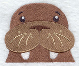 Peeking Walrus