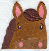 Peeking Horse