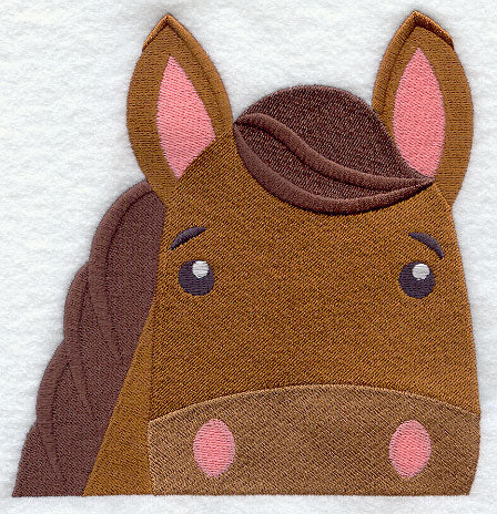 Peeking Horse