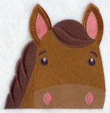 Peeking Horse