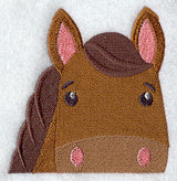 Peeking Horse
