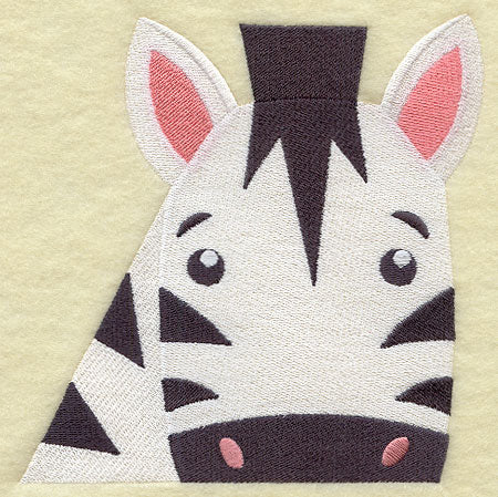 Peeking Zebra