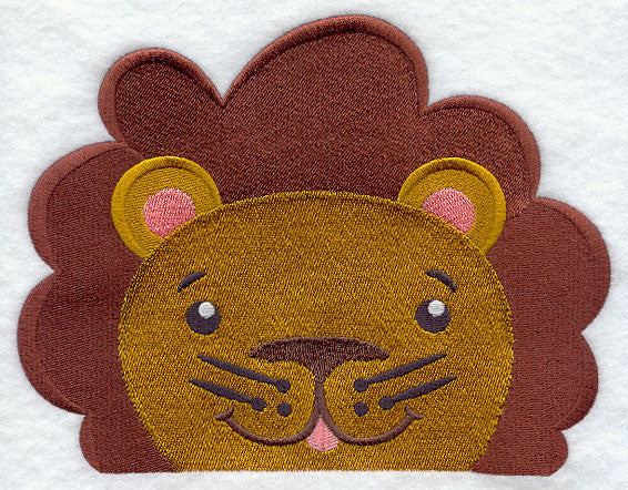 Peeking Lion